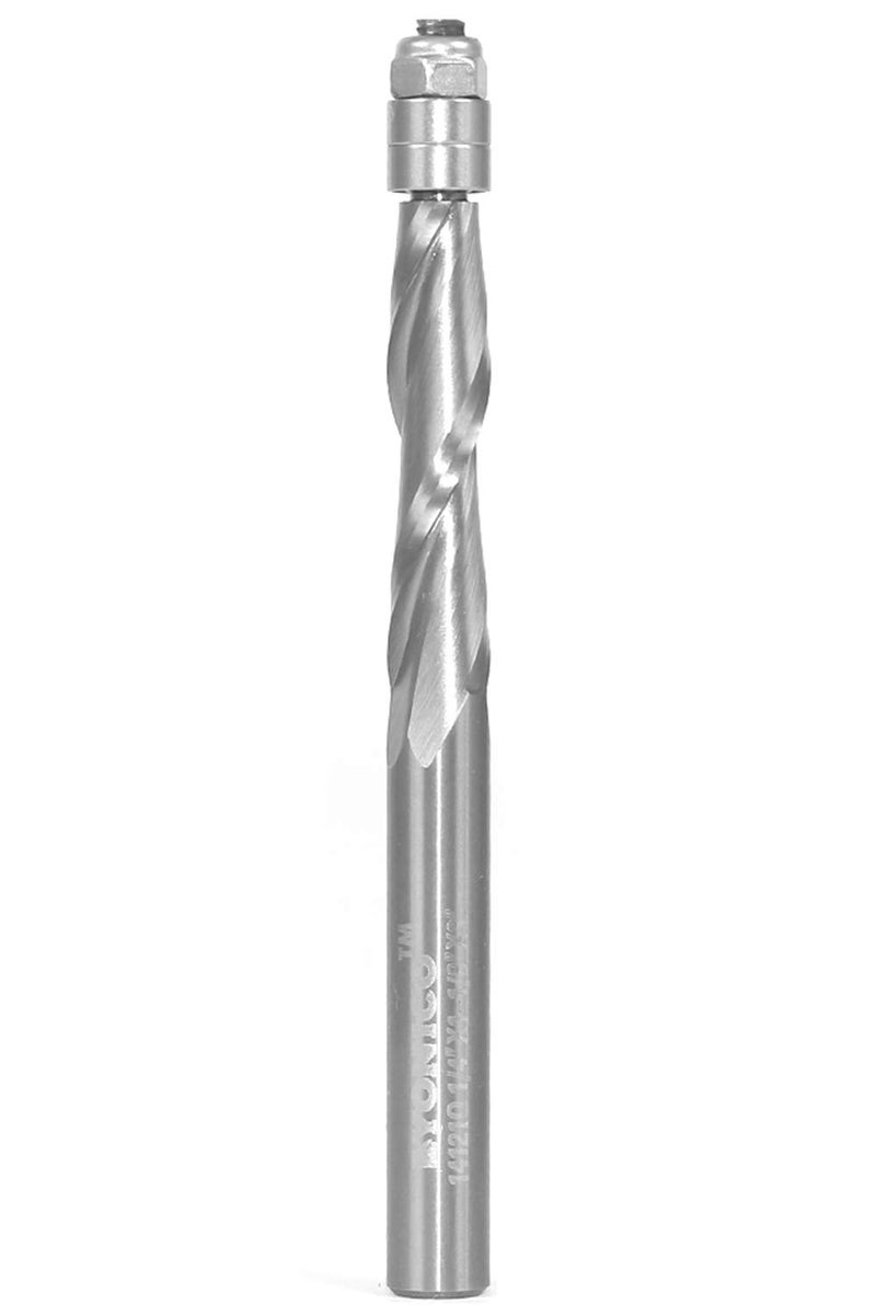 YONICO Solid Carbide Flush Trim Router Bit Spiral 1/4-Inch Up-Cut 1/4-Inch Shank 14121 - Image 4